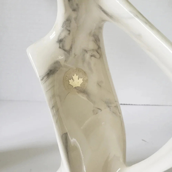 VTG,Mid-century Modern pair of  Canadian Made Ceramic Seagal. - Picture 6 of 8